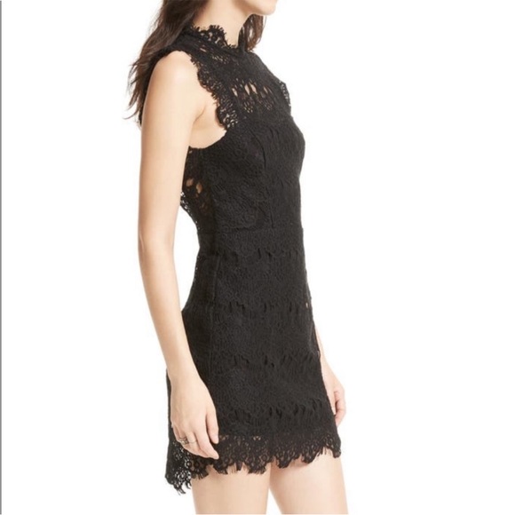 NWT Free People Black Lace Dress Size Small - Picture 2 of 15
